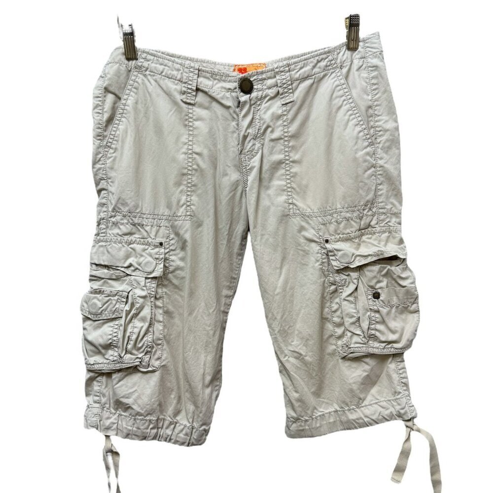 Twill Twenty Two Cargo Shorts Size 28 Low Rise Bermudas Surfer Anthropologie